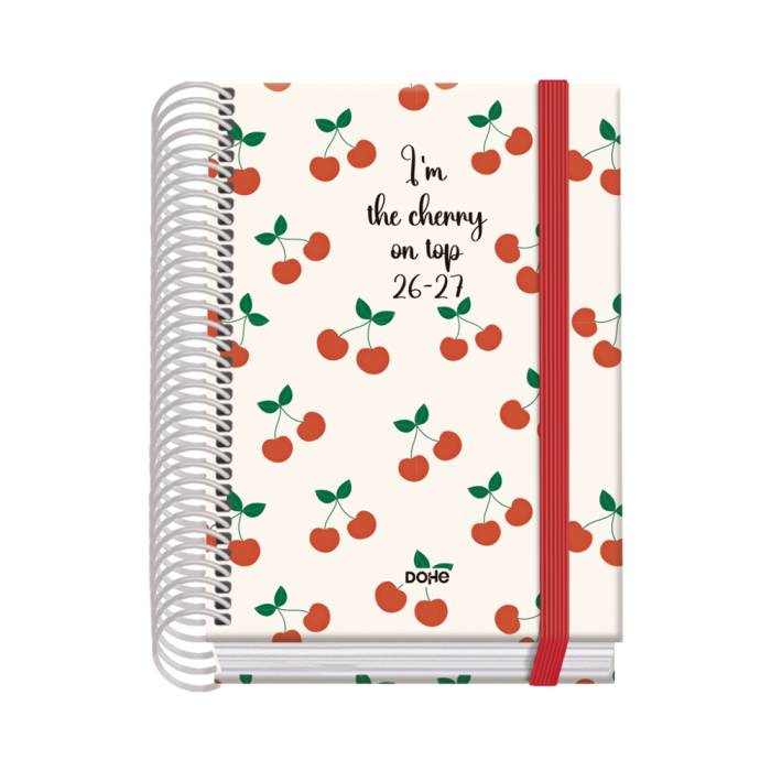 AGENDA ESCOLAR 26-27 A6 DP CEREZAS