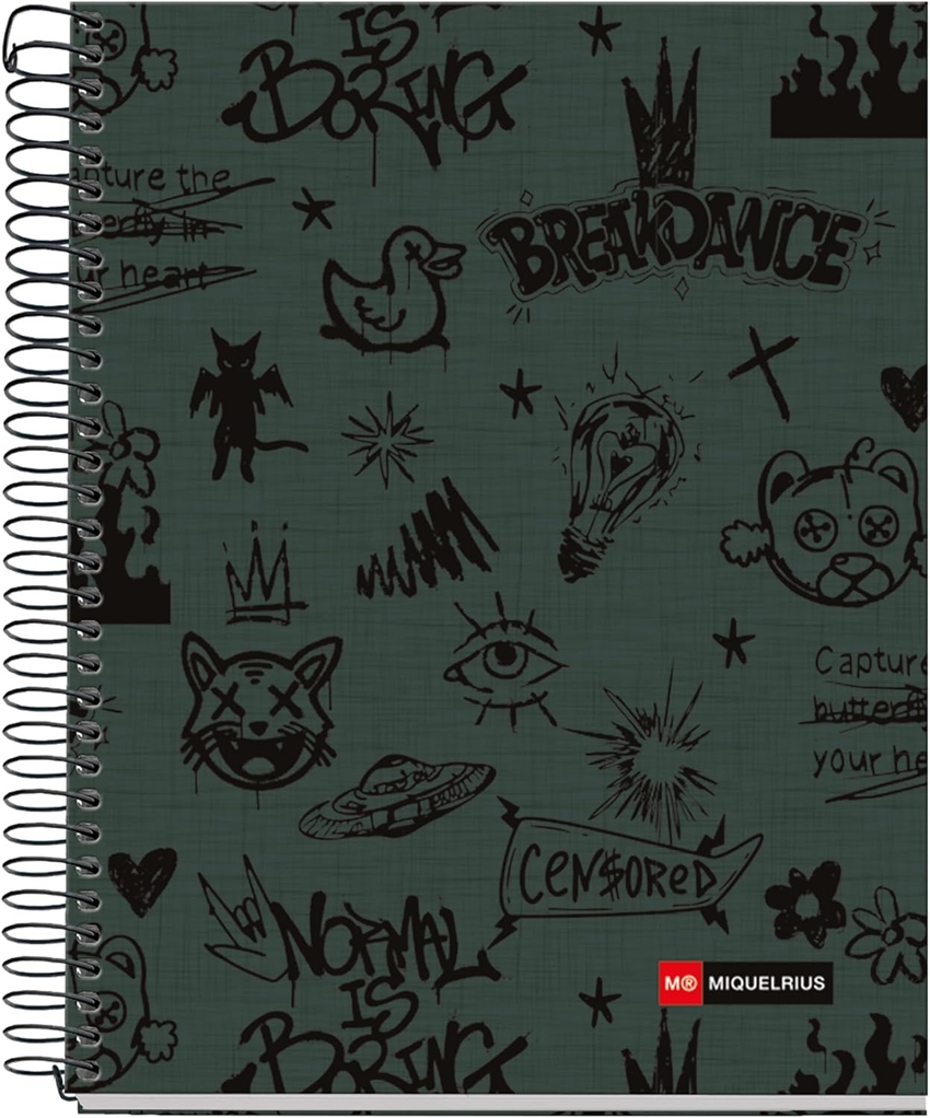 CUADERNO NB4 A5 120 HOR 70G NOT BORING 210X175X20MM