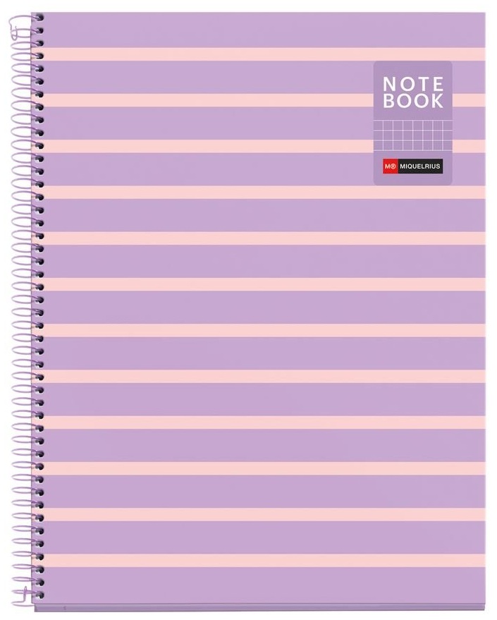 CUADERNO ESPIRAL NOTEBOOK1 A4 80H CUAD 4X4 BETWEEN THE LINE