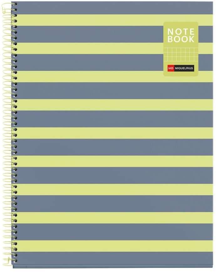 CUADERNO ESPIRAL NOTEBOOK1 A4 80H CUAD 4X4 BETWEEN THE LINE
