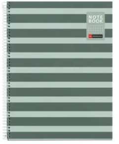 CUADERNO ESPIRAL NOTEBOOK1 A4 80H CUAD 4X4 BETWEEN THE LINE