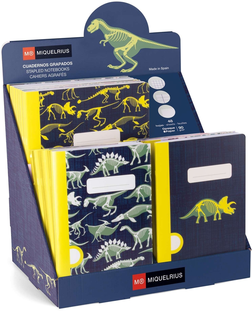 EXP CUADERNOS 30 UDS A4 & A5 GRAPA FOSSIL 330X255X380MM