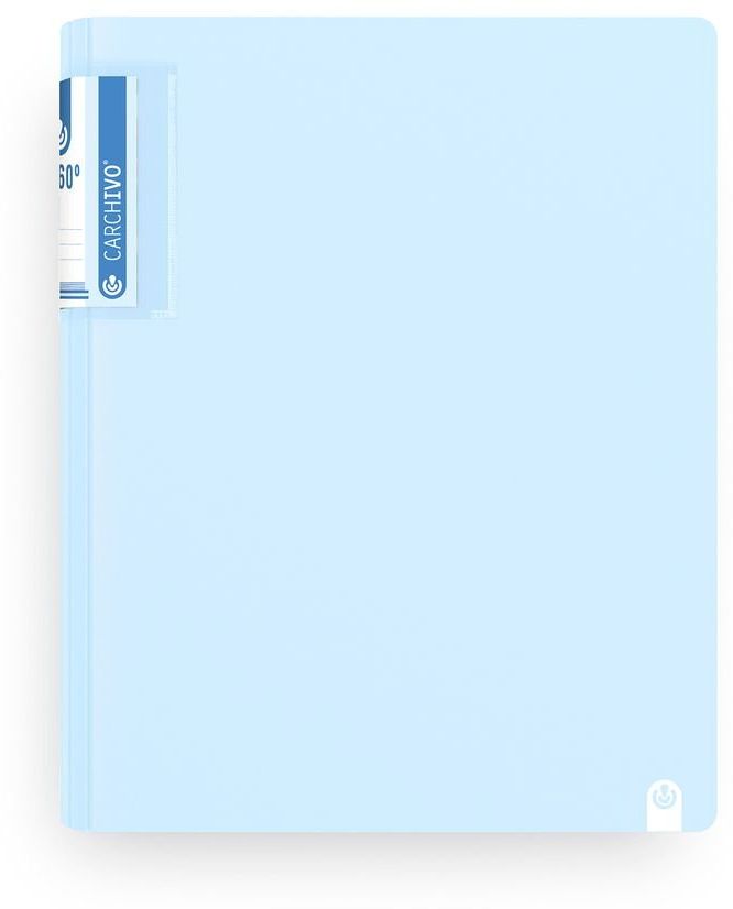 CARPETA ANILLAS A4 2 ANILLAS 40MM FOAM SOFT AZUL
