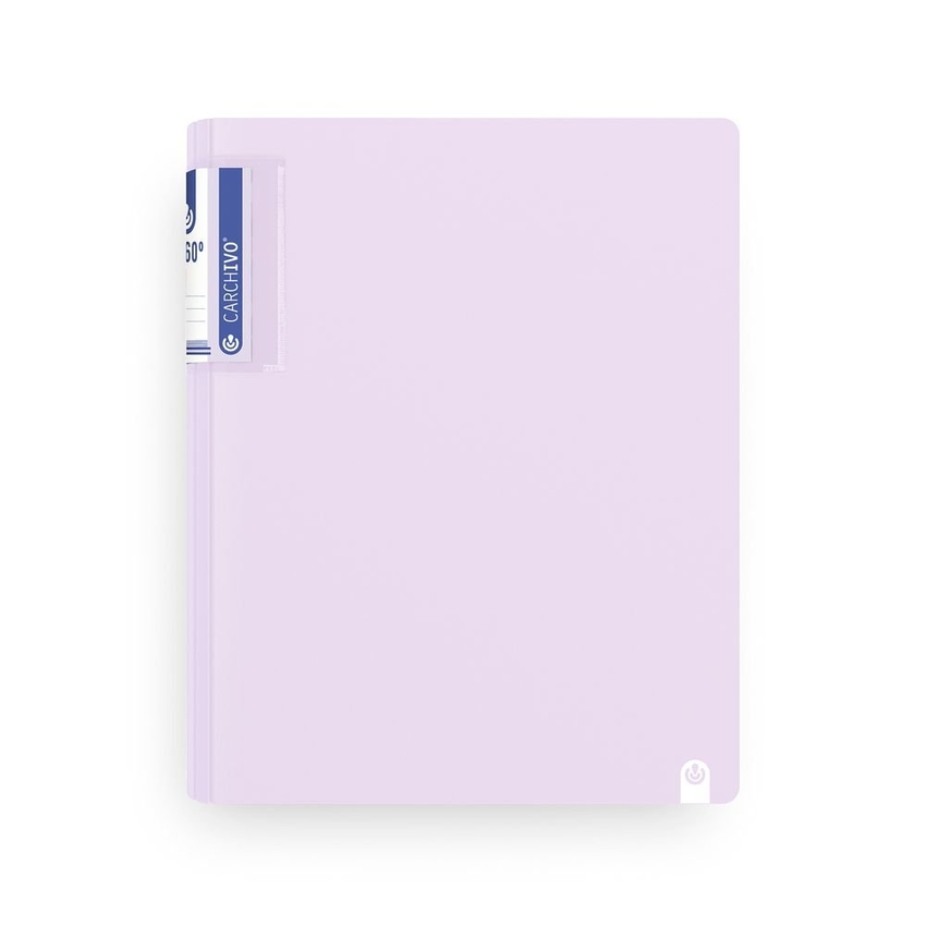 CARPETA ANILLAS A4 4 ANILLAS 25MM FOAM SOFT MALVA