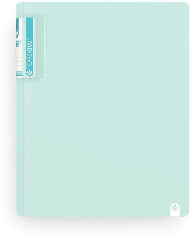 CARPETA ANILLAS A4 4 ANILLAS 40MM FOAM SOFT MENTA