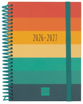 AGENDA ESCOLAR 26-27 4? DP DIVA COLORS ESPIRAL