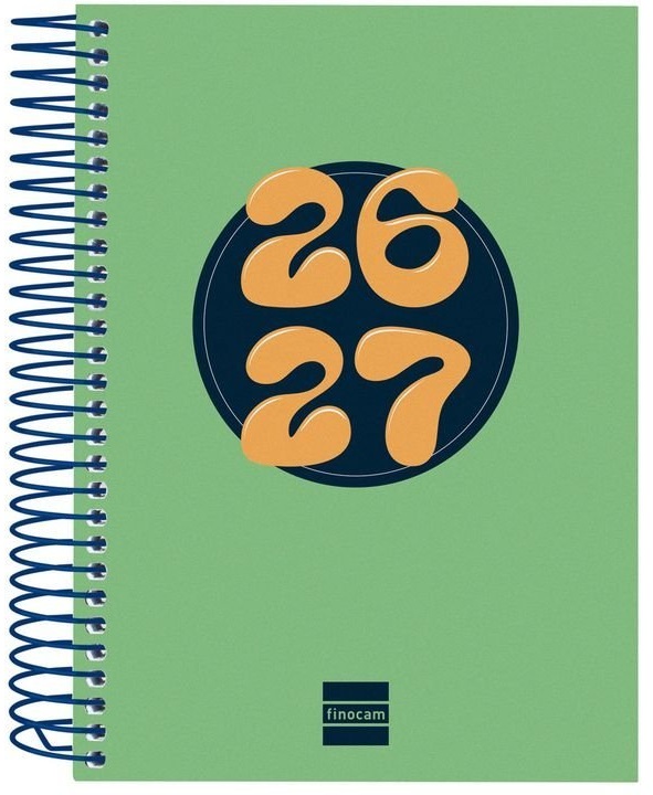 AGENDA ESCOLAR 26-27 8? DP COOL VERDE ESPIRAL