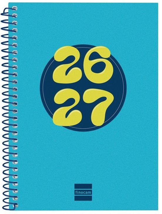AGENDA ESCOLAR 26-27 8? SVH COOL AZUL ESPIRAL