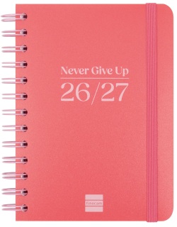 AGENDA ESCOLAR 26-27 8? DP COSMO ROJO ESPIRAL