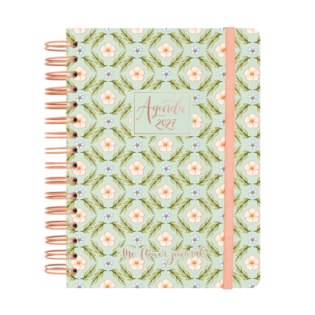 AGENDA ANUAL THE FLOWER JORUNAL 2027 E10 DP VERDE