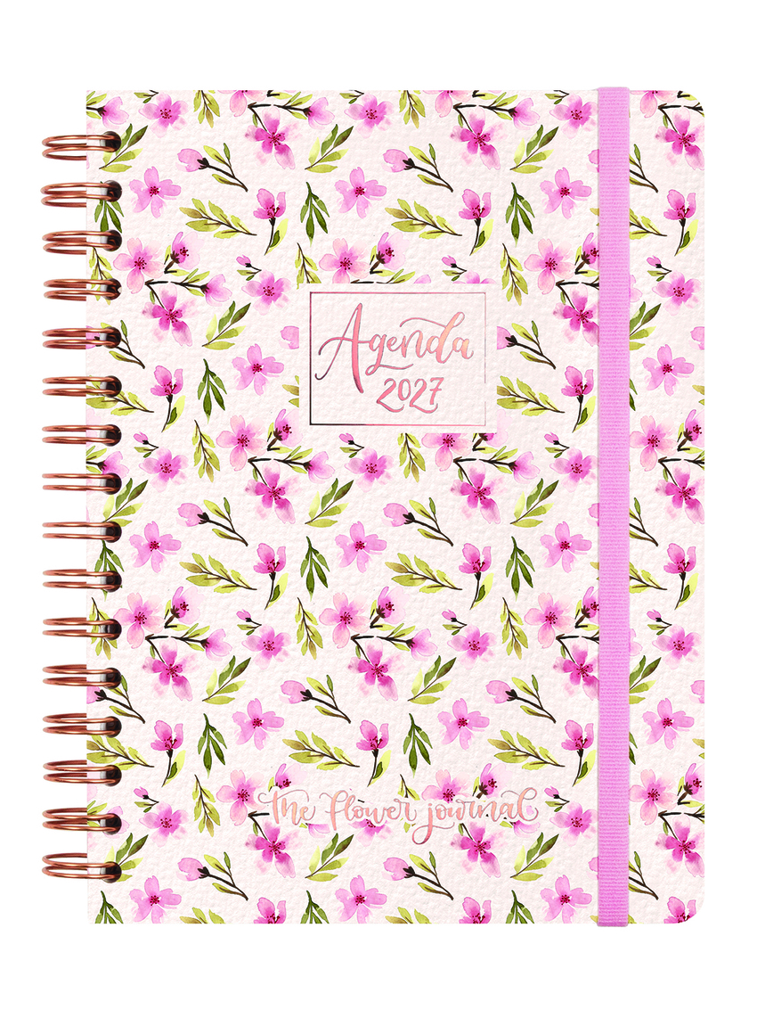 AGENDA ANUAL THE FLOWER JORUNAL 2027 E10 SVH ROSA