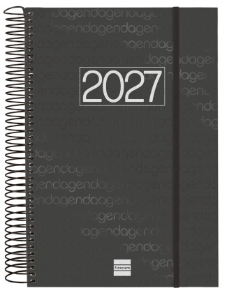 (CAT) AGENDA ANUAL ESPIRAL E11 DP 2027 YEAR NEGRE