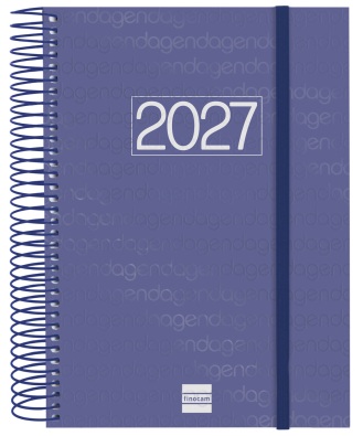 (CAT) AGENDA ANUAL ESPIRAL E10 DP 2027 YEAR BLAU