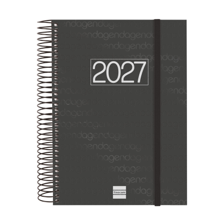 AGENDA ANUAL YEAR E10 1DP 2027 NEGRO