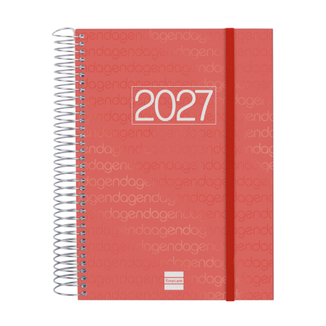 AGENDA ANUAL YEAR E10 1DP 2027 ROJO
