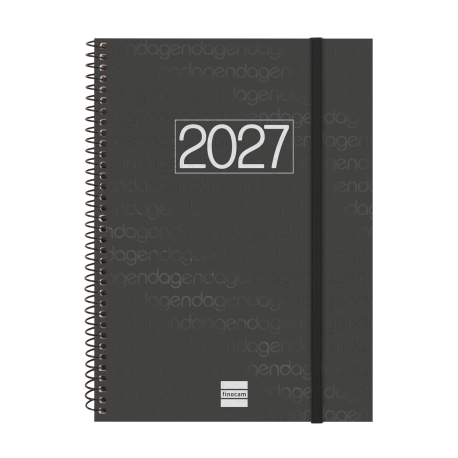 AGENDA ANUAL YEAR E10 SVV 2027 NEGRO