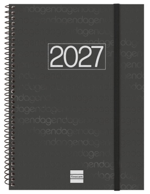 (CAT) AGENDA ANUAL ESPIRAL E10 SVH 2027 YEAR NEGRE