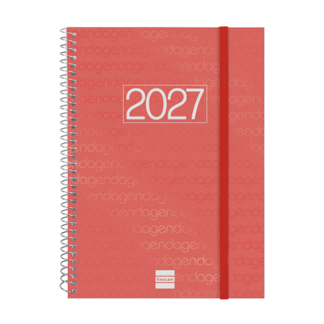 AGENDA ANUAL YEAR E10 SVH 2027 ROJO