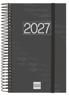 (CAT) AGENDA ANUAL ESPIRAL E5 DP 2027 YEAR NEGRE