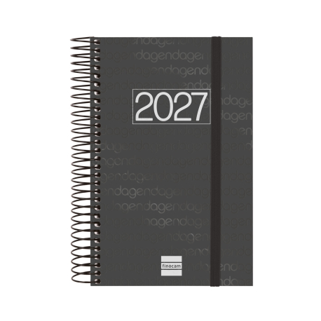 AGENDA ANUAL YEAR E5 1DP 2027 NEGRO