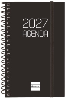 (CAT) AGENDA ANUAL ESPIRAL E11 DP 2027 OPAQUE NEGRE