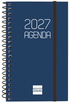 (CAT) AGENDA ANUAL ESPIRAL E11 SVV 2027 OPAQUE BLAU