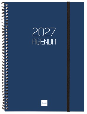 (CAT) AGENDA ANUAL ESPIRAL E10 SVH 2027 OPAQUE BLAU