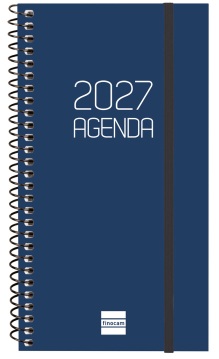 (CAT) AGENDA ANUAL ESPIRAL E9 SVH 2027 OPAQUE BLAU