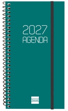 (CAT) AGENDA ANUAL ESPIRAL E9 SVH 2027 OPAQUE VERD