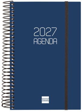 (CAT) AGENDA ANUAL ESPIRAL E5 DP 2027 OPAQUE BLAU