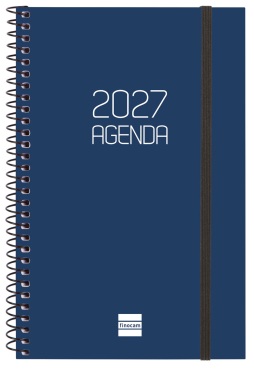 (CAT) AGENDA ANUAL ESPIRAL E5 SVH 2027 OPAQUE BLAU
