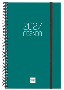 (CAT) AGENDA ANUAL ESPIRAL E5 SVH 2027 OPAQUE VERD