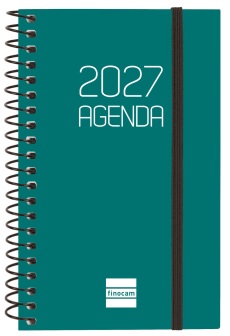 (CAT) AGENDA ANUAL ESPIRAL E3 SVH 2027 OPAQUE VERD