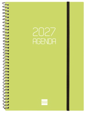 (CAT) AGENDA ANUAL ESPIRAL E10 2027 OPAQUE LIMA