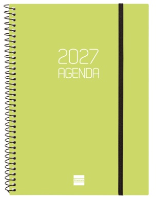 (CAT) AGENDA ANUAL ESPIRAL E10 SVH 2027 OPAQUE LIMA