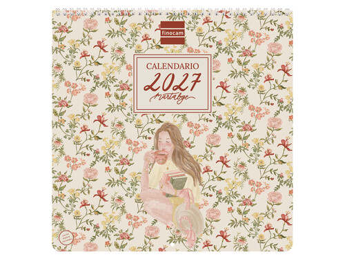 CALENDARIO PARED ART MARTABGE 2027 30X30CM.