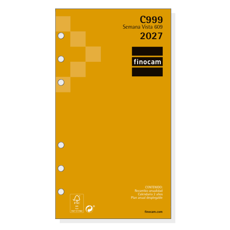 RECAMBIO C999 ANUAL 609 SVH 2027