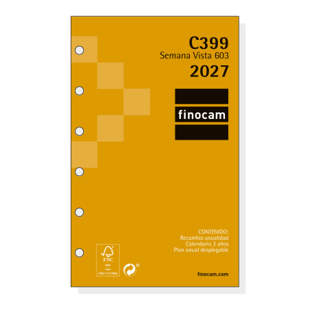 RECAMBIO C399 ANUAL 603 SVH 2027