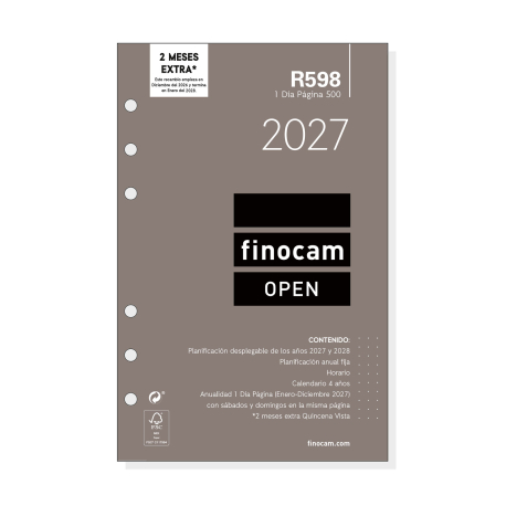 RECAMBIO R598 ANUAL 500 1DP 2027