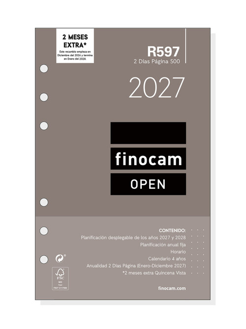 RECAMBIO R597 ANUAL 500 2DP 2027