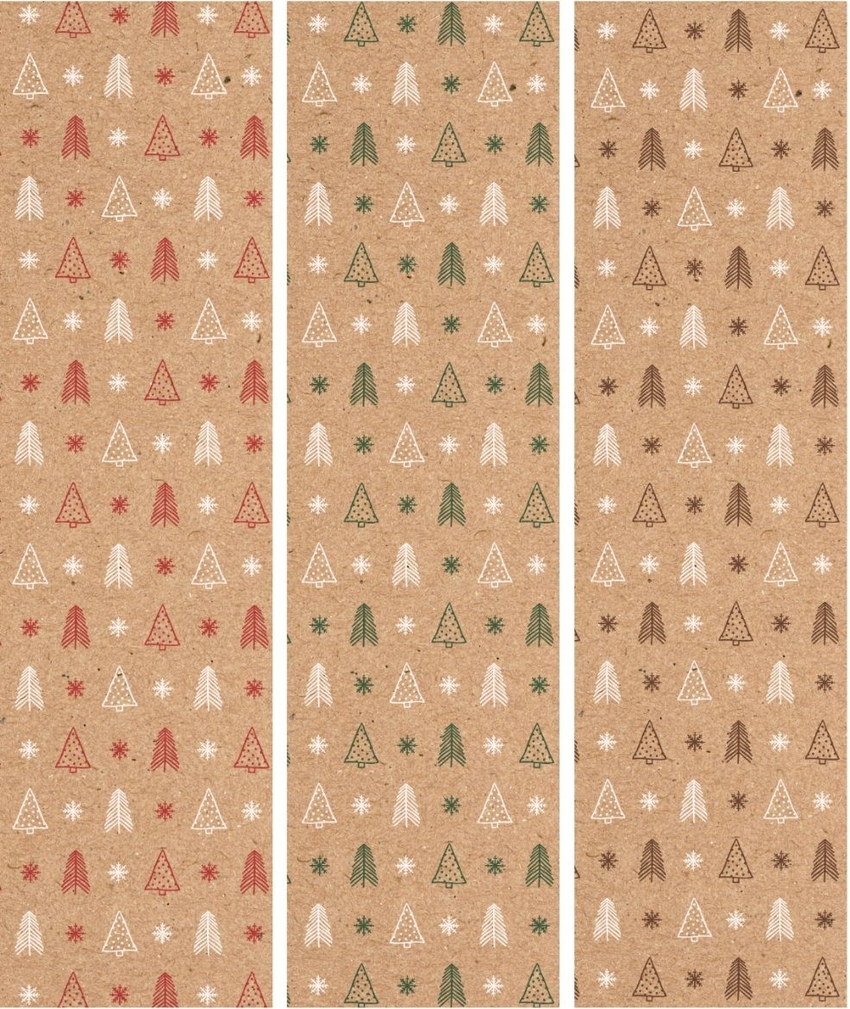 EXP 50 ROLLITOS 70X200CM PAPEL DE REGALO NAVIDAD RECICLADO