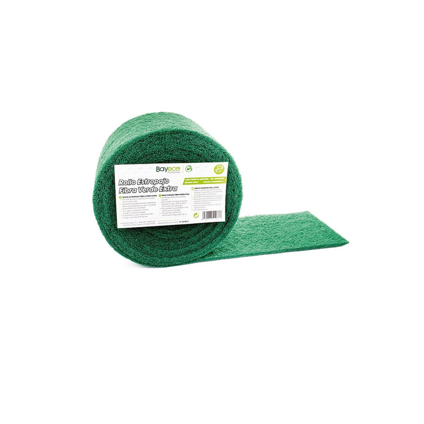 ROLLO ESTROPAJO FIBRA VERDE EXTRA BAYECO 13CMX6M