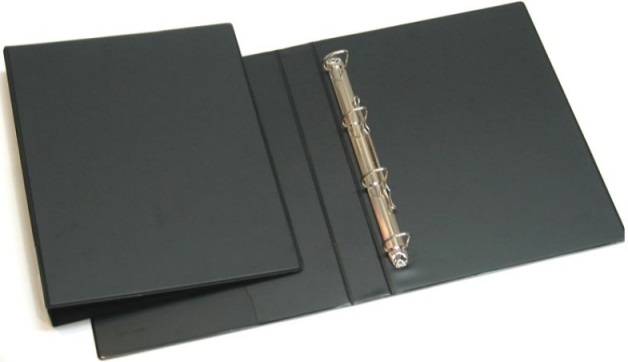 CARPETA F? 4 ANILLAS 25 MM PVC NEGRO