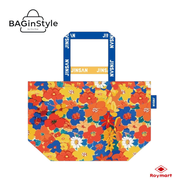 BOLSA WOVEN BAG GRANDE 54X35X20CM PP ALL FLOWERS