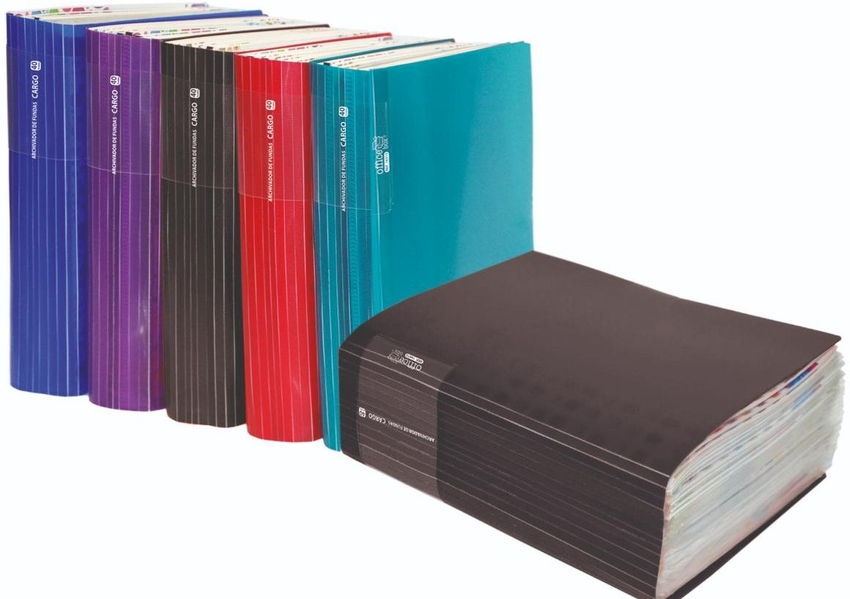 CARPETA 40 FUNDAS CARGO A4 COLOR SURTIDO
