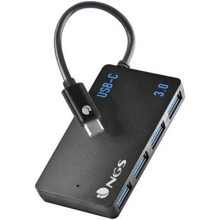ADAPTADOR USB-C A 4 PUERTOS USB 3.0 HUB PC/MAC