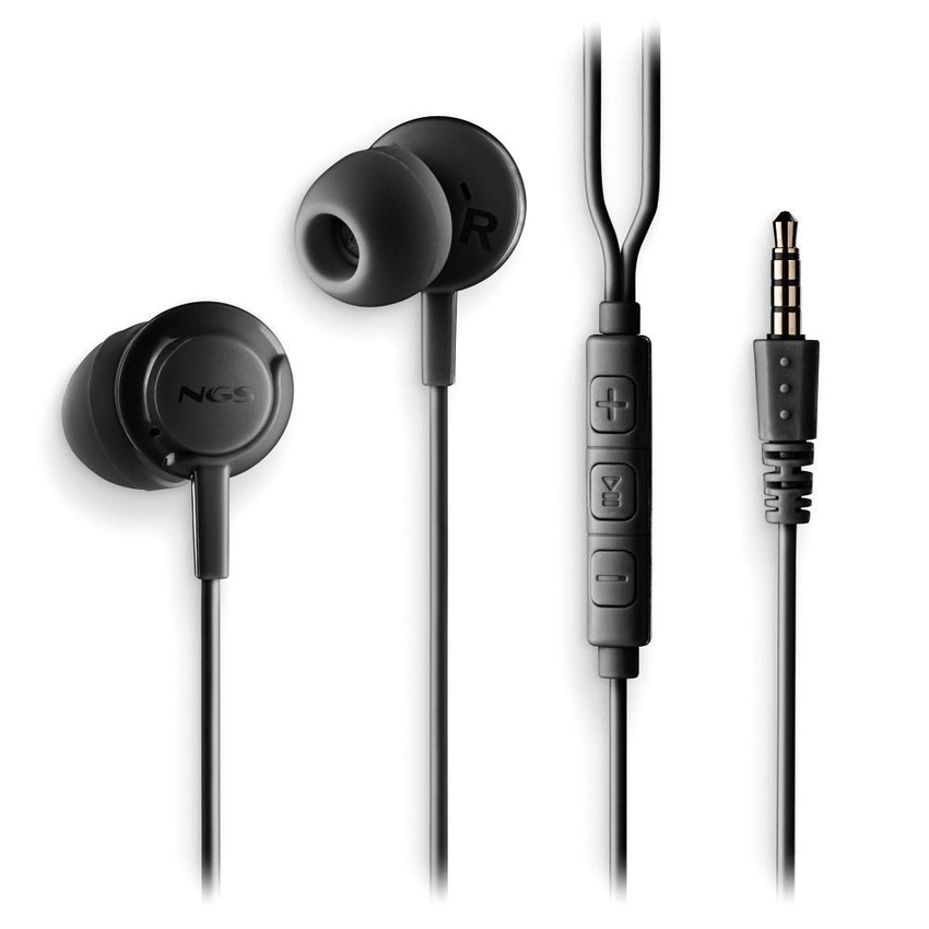 AURICULARES INTRAURALES CON MICROFONO Y BOTON MULTIFUNCION
