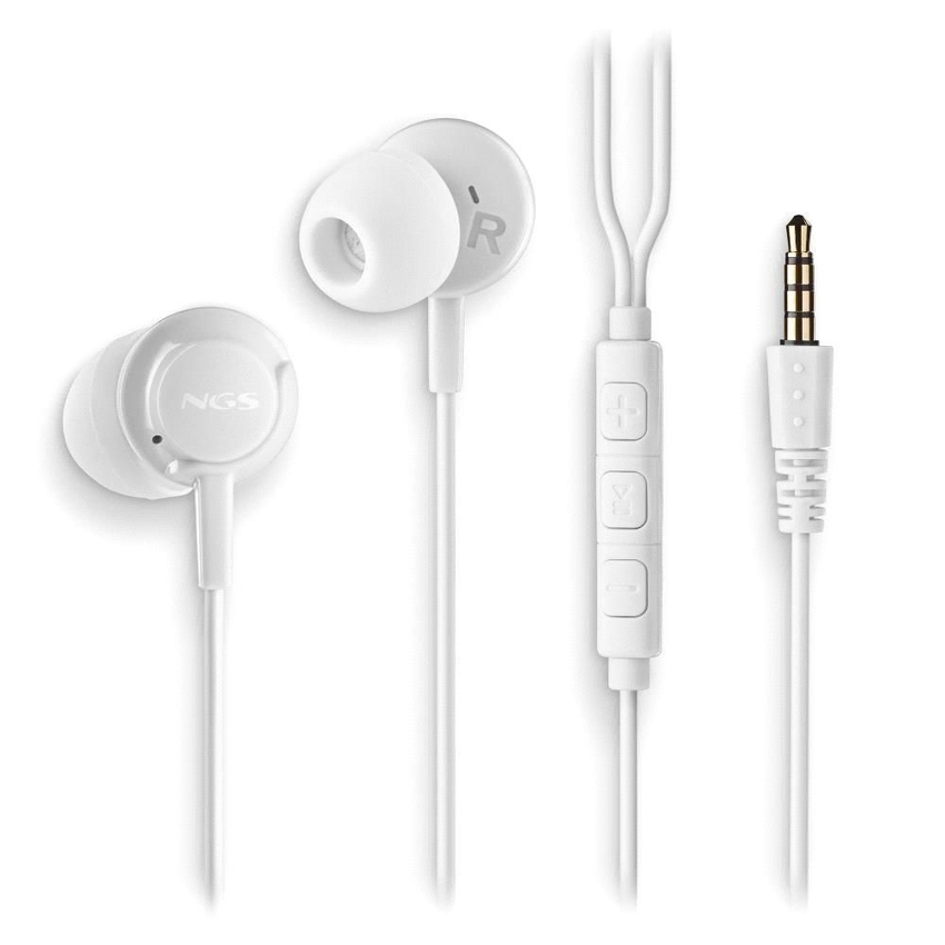 AURICULARES INTRAURALES CON MICROFONO Y BOTON MULTIFUNCION