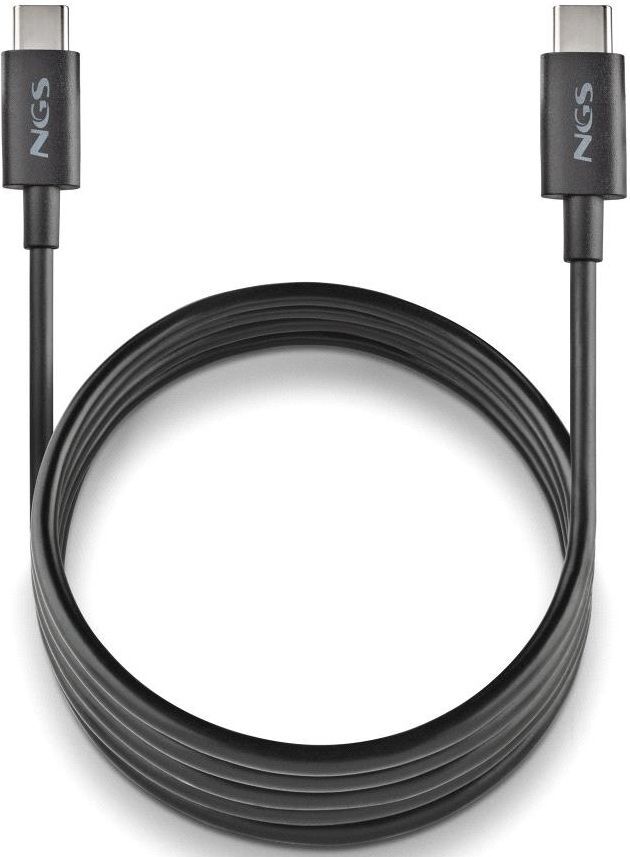 CABLE DE CARGA RAPIDA DE USB C A USB C 1MT DE LARGO
