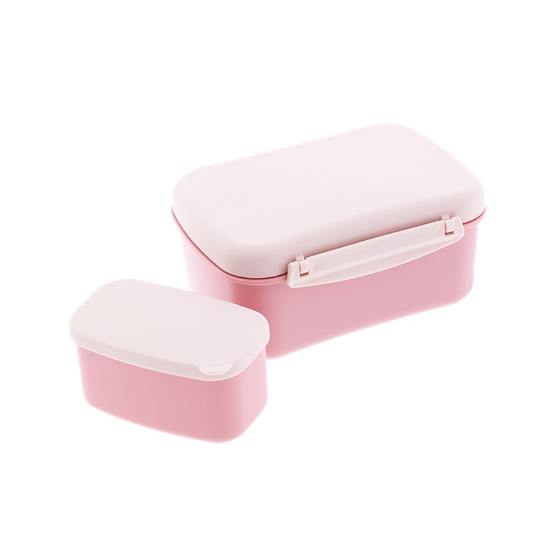 TUPPER HERMETICO CON PLACA REFRIGERANTE Y CAJITA PINK